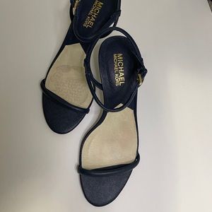 Michael Kors Navy Carlene Heels